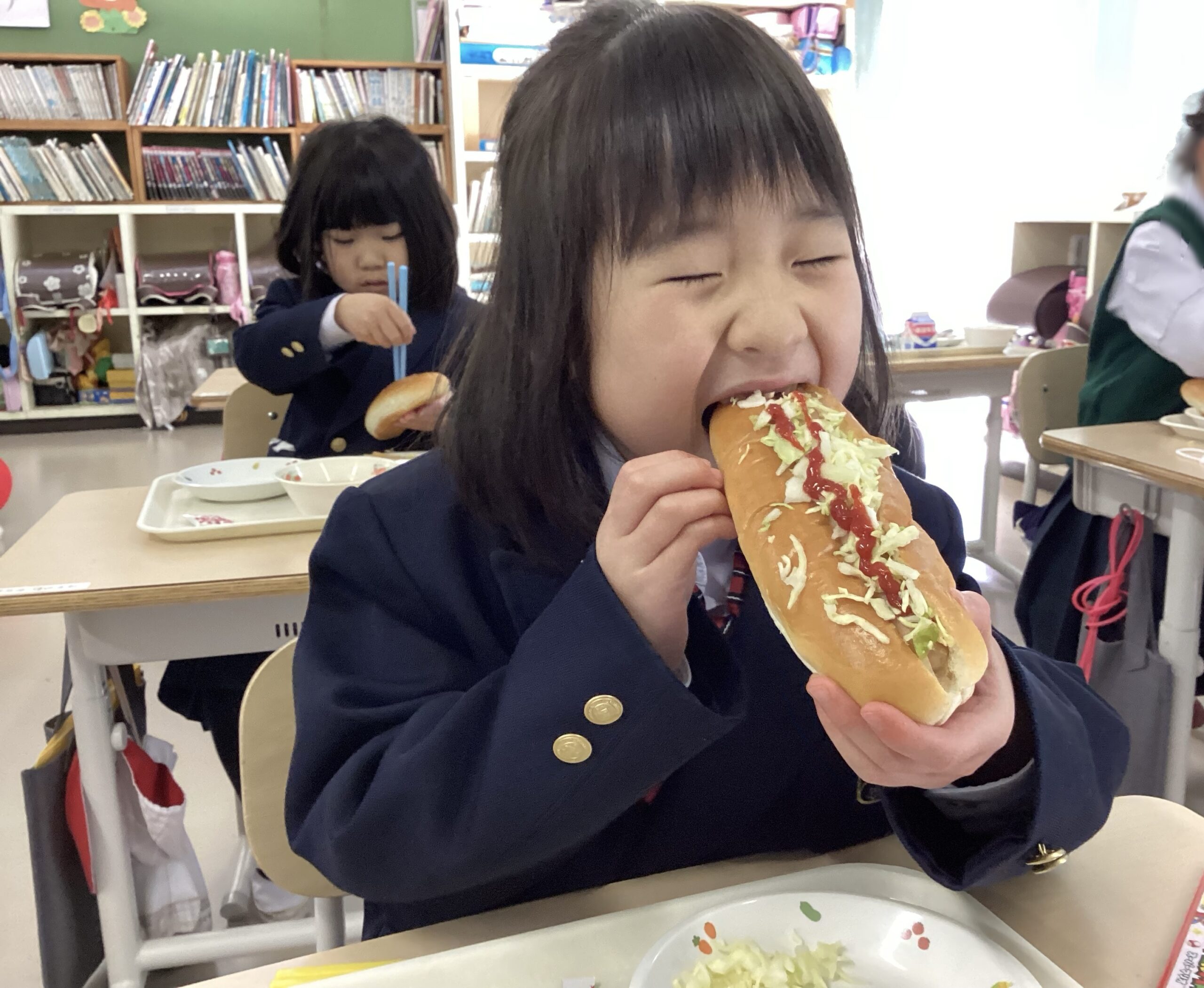 いつもおいしい‼︎奈良育英グローバル小学校の給食‼︎